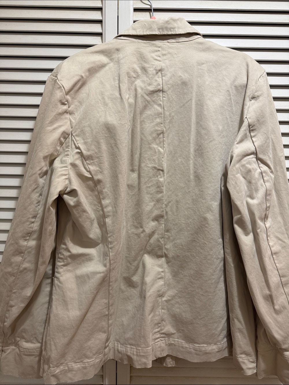 Talbots Cream Button-Front Blazer Jacket - Picture 4 of 4